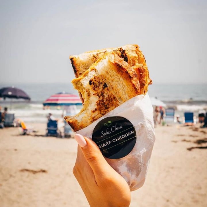 review photo of Vegan Stokes Cheese Sharp “cheddar” shared by @alexlepine on 18 Dec 2020 - review