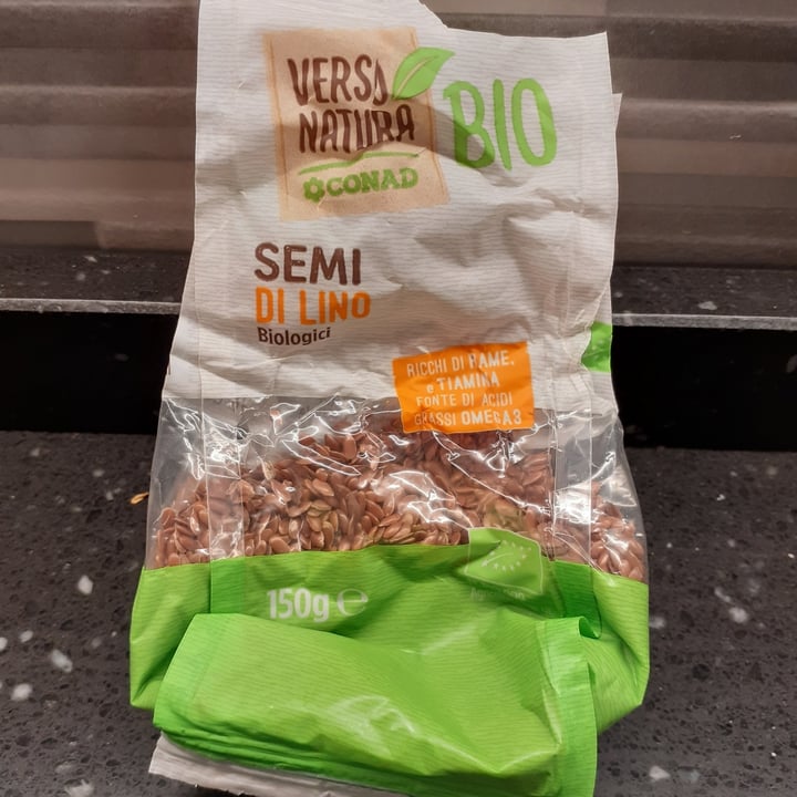 photo of Verso Natura Conad Veg Semi di lino shared by @simonagaeta on  09 Apr 2022 - review