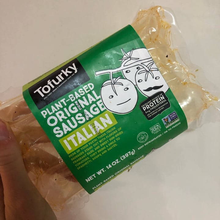 photo of Tofurky Plant-based Sausages Italian shared by @susylhoist on  02 Jan 2022 - review