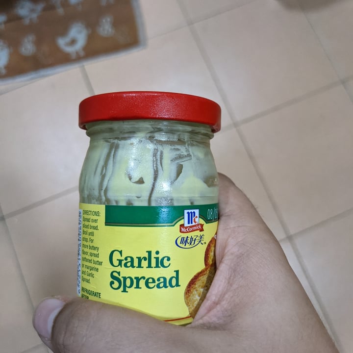 photo of McCormick Garlic Spread shared by @vegtree on  11 Apr 2021 - review