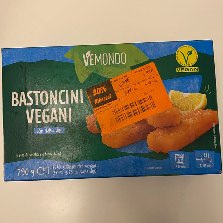 photo of Vemondo Bastoncini Vegani con Salsa Dip shared by @mariamagri on  20 Feb 2022 - review