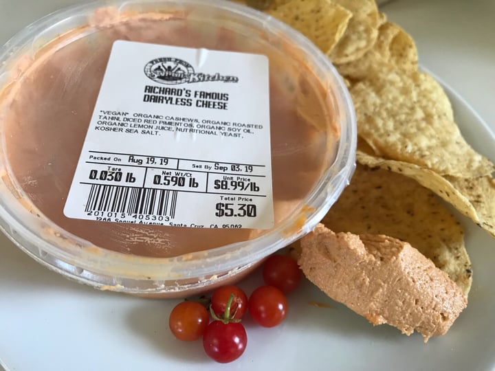 photo of Richard’s Famous Dairyless Cheese Richard’s Famous Dairyless Cheese shared by @mirahplanda on  24 Aug 2019 - review