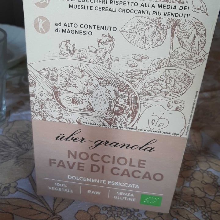 photo of Ambrosiae Granola nocciole, fave di cacao shared by @chazuru on  12 Nov 2021 - review