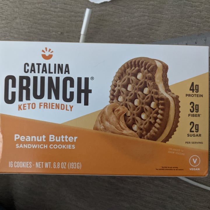 photo of Catalina Crunch Peanut Butter Keto Sandwich Cookies shared by @tina360 on  29 Jul 2022 - review