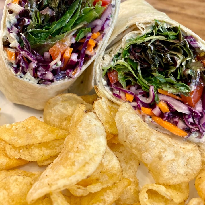 photo of Kavarna Coffeehouse hummus wrap shared by @leac on  11 Sep 2022 - review
