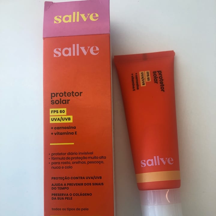 review photo of Sallve Protetor Solar Facial shared by @solangeteruya on 29 Apr 2022 - review
