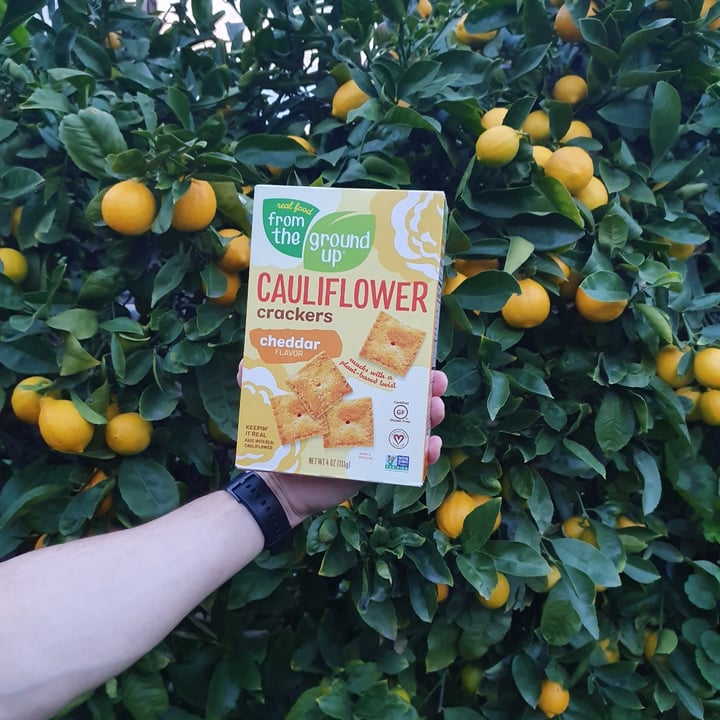 photo of Real Food From The Ground Up Cauliflower Crackers Cheddar Flavor shared by @paniwilson on  22 Jan 2022 - review