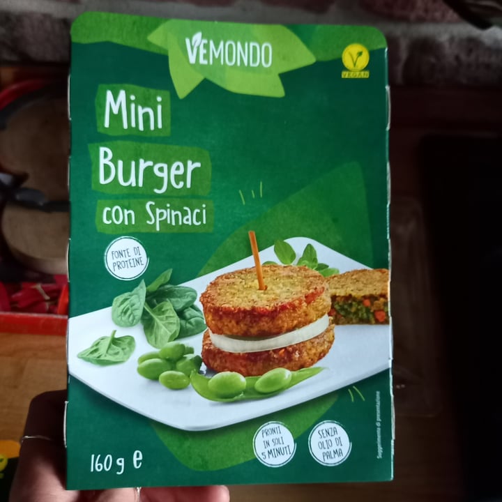 review photo of Vemondo Mini burger con spinaci shared by @lelafanny on 14 May 2022 - review