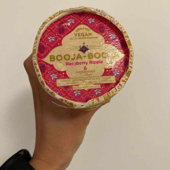 photo of Booja-Booja Raspberry Ripple Ice Cream shared by @fruitytam on  07 Sep 2022 - review