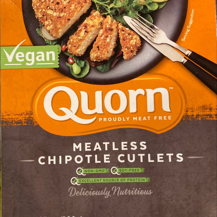 photo of Quorn Meatless chipotle Cutlets shared by @compassionatekisses on  28 Jun 2021 - review