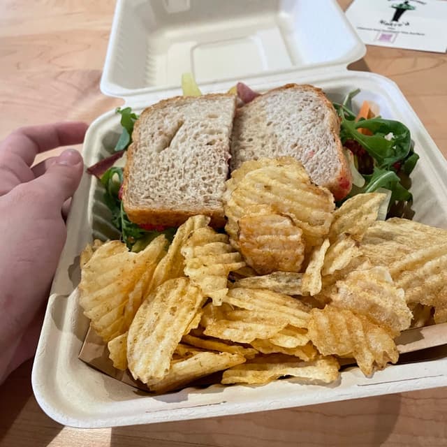 Photo of the dish “Rainbow Veggie Sandwich”