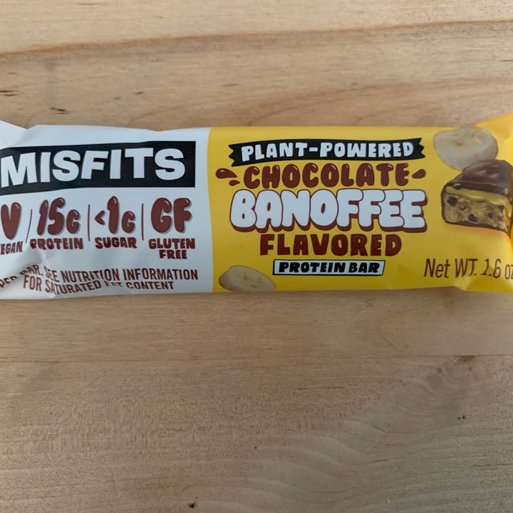 photo of Misfits Chocolate Banoffee Bar shared by @allhess on  24 Aug 2022 - review