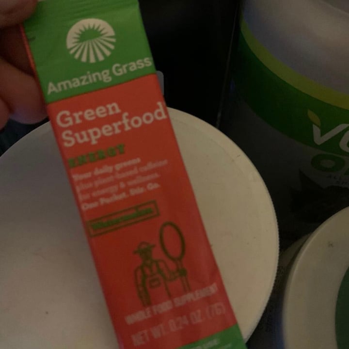 photo of Amazing Grass Wheat grass shared by @plantbasedpower on  29 Jun 2020 - review