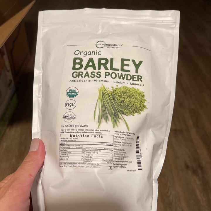 photo of Microingredients Organic barley grass powder shared by @taisa on  24 Jul 2021 - review