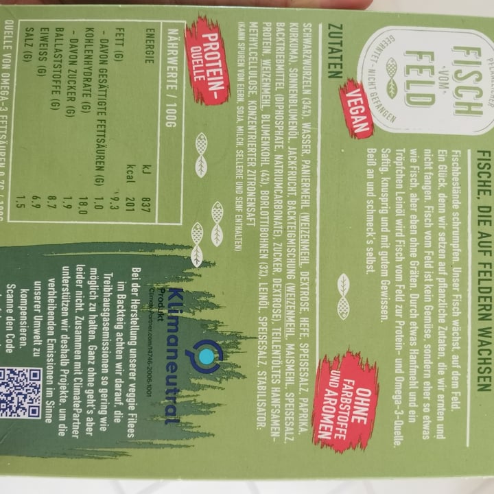 review photo of Fisch vom Feld Veggie Filees im Backteig shared by @greencyclesarah on 02 Jul 2021 - review