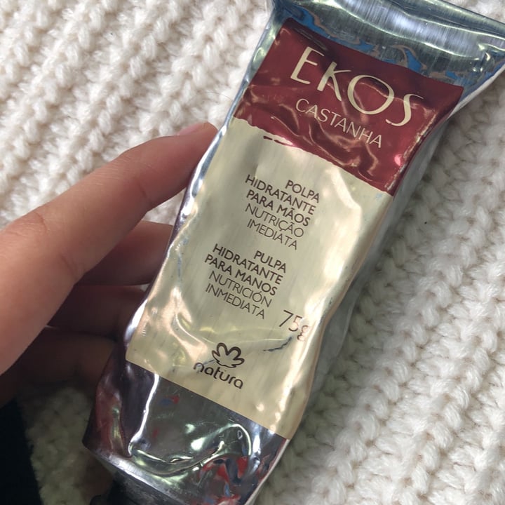review photo of Natura Pulpa para Manos Hidratante de Castaña - Ekos shared by @antocajigal on 25 Jul 2022 - review