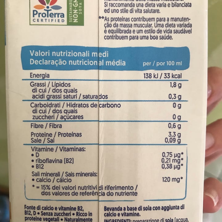 review photo of Alpro alpro soia senza zucchero shared by @lauracerb on 15 Oct 2022 - review