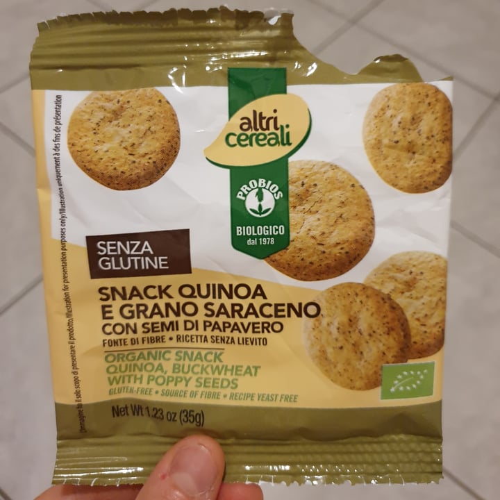 photo of Probios Snack quinoa e grano saraceno shared by @carlotta11 on  18 Jun 2022 - review