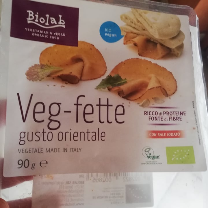 photo of Biolab Affettato vegano gusto orientale shared by @tonigi on  29 Jul 2022 - review