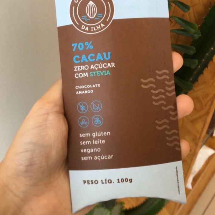 photo of Chocolate da Ilha Chocolate 70% Cacau shared by @nathache on  13 May 2022 - review