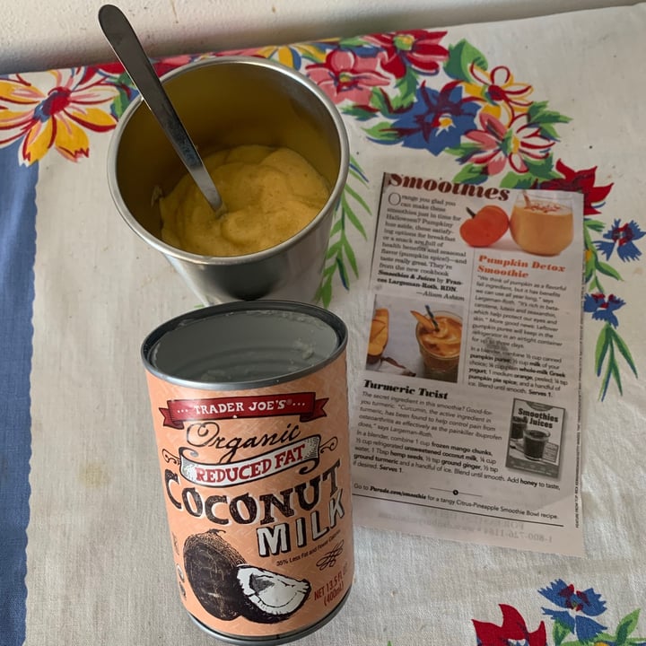 photo of Trader Joe's Coconut milk light shared by @bananarosie on  28 Oct 2020 - review