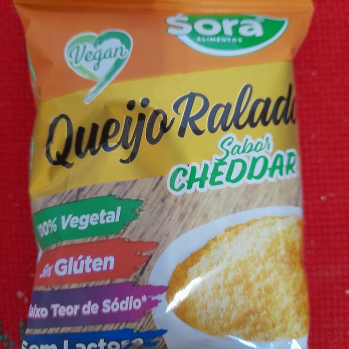 review photo of Sora Queijo Ralado Cheddar shared by @juleonel on 22 Apr 2022 - review
