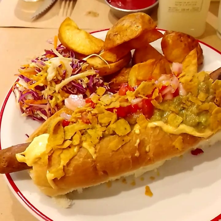 photo of Gordo Vegano Super Pancho mexicano shared by @belenvegan on  01 Dec 2022 - review