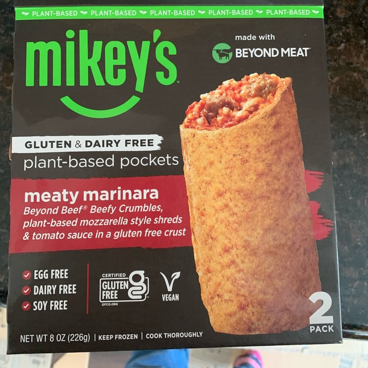 photo of Mikey’s Meaty Marinara Plant-Based Pockets shared by @veghui on  19 Apr 2022 - review