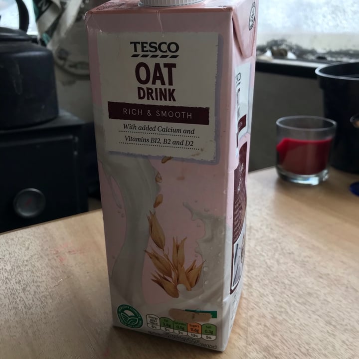 photo of Tesco oat drink shared by @annmarievans on  07 Mar 2021 - review