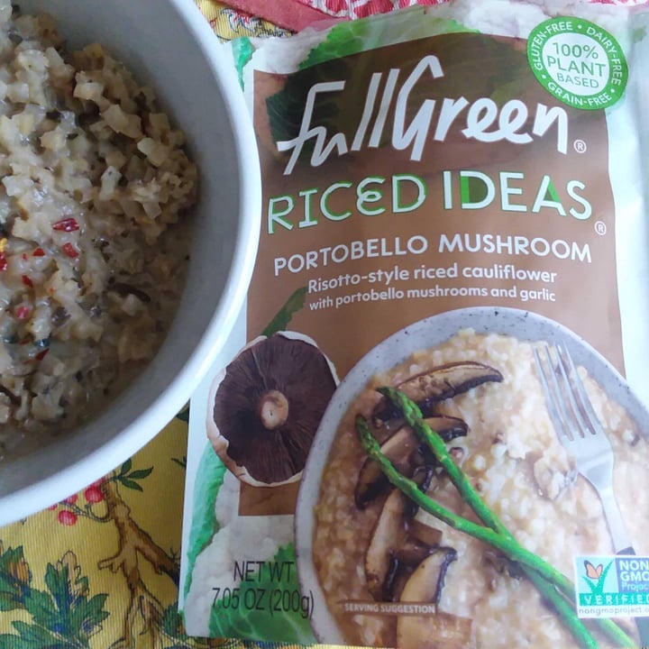 review photo of Fullgreen Portobello Mushroom Riced Califlower shared by @littlepea on 19 Mar 2021 - review