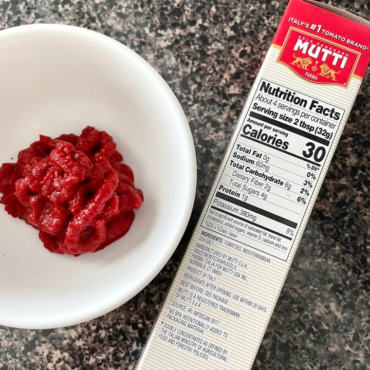 photo of Mutti Double Concentrated Tomato Paste shared by @aqualing on  07 Jul 2021 - review