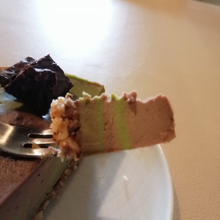 photo of Loving Cafe Raw Mint Cacao Cake shared by @moralcompassion4all on  08 Jan 2021 - review