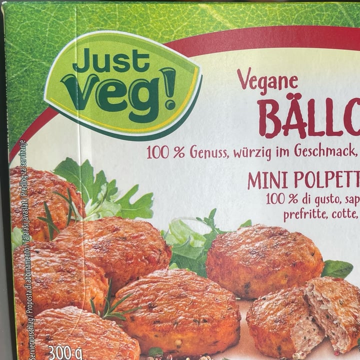 photo of Just Veg! (ALDI Italy) Ballchen - mini polpette vegane shared by @laelena on  24 Nov 2021 - review