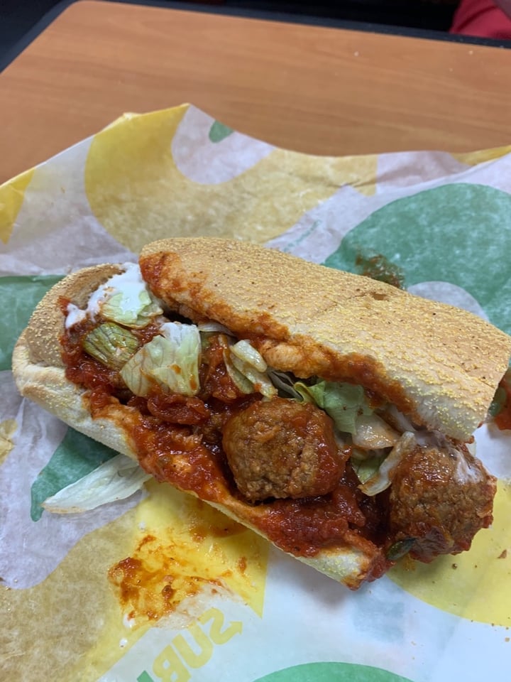 photo of SUBWAY Leicester Meatless Meatball Sub shared by @shotsbytofuu on  05 Jan 2020 - review