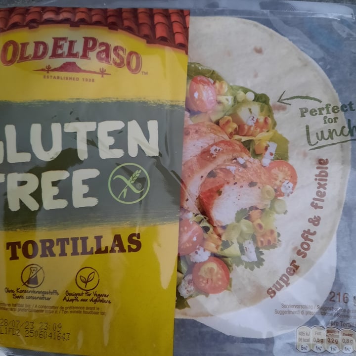 photo of Old El Paso 6 tortillas sin gluten shared by @giusii on  27 Sep 2022 - review
