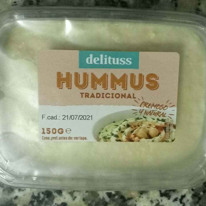 photo of Delituss Hummus tradicional shared by @titoherbito on  29 Jun 2021 - review