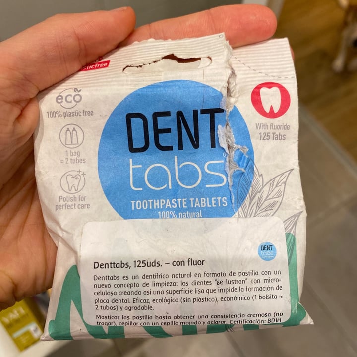 photo of DENTTABS Pastillas de Dentrífico Sólido shared by @mafeab on  26 May 2020 - review