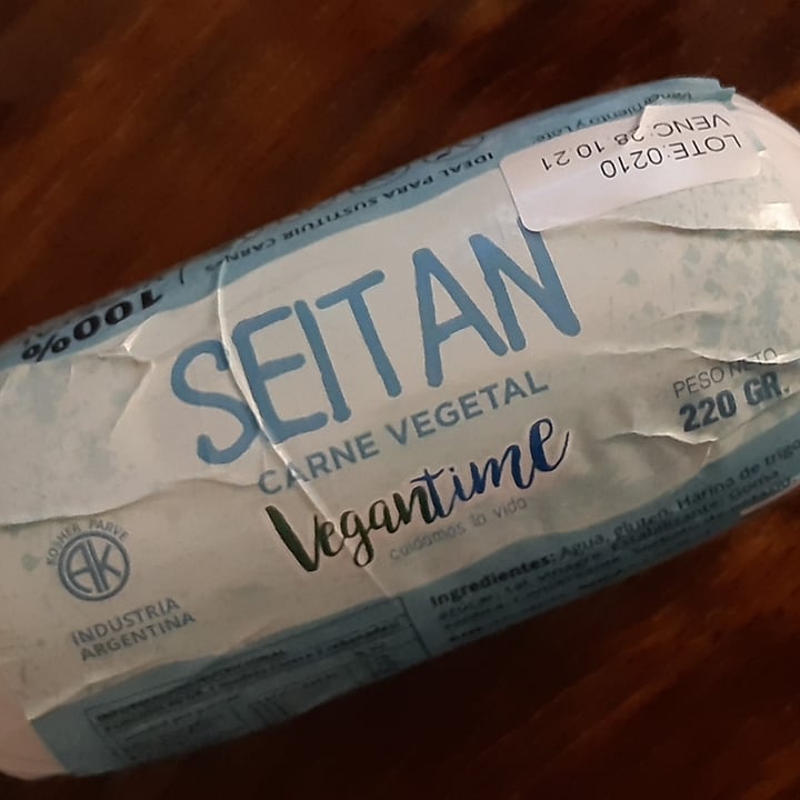 photo of Vegantime Argentina Seitan Carne Vegetal shared by @anana on  07 Oct 2021 - review