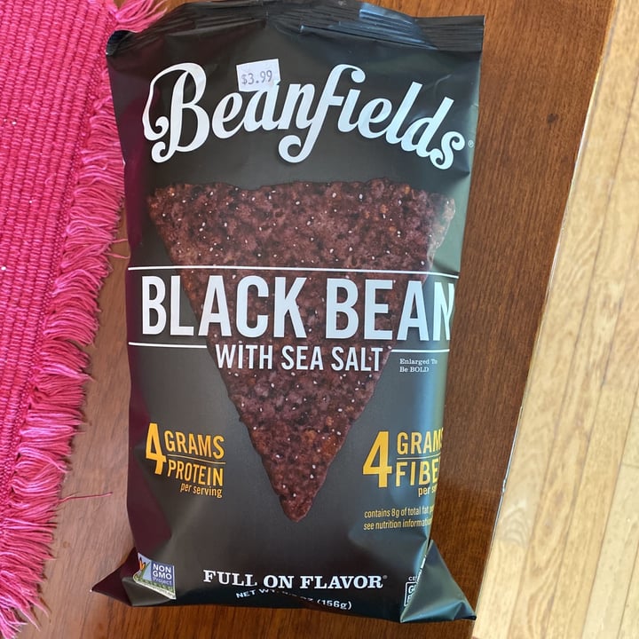 photo of Beanfields Black Bean With Sea Salt shared by @audreybailey on  02 Aug 2021 - review