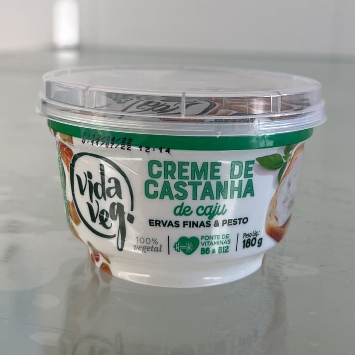 photo of Vida Veg Creme de Castanha de Caju com ervas finas shared by @melmicheletti on  15 Jun 2022 - review