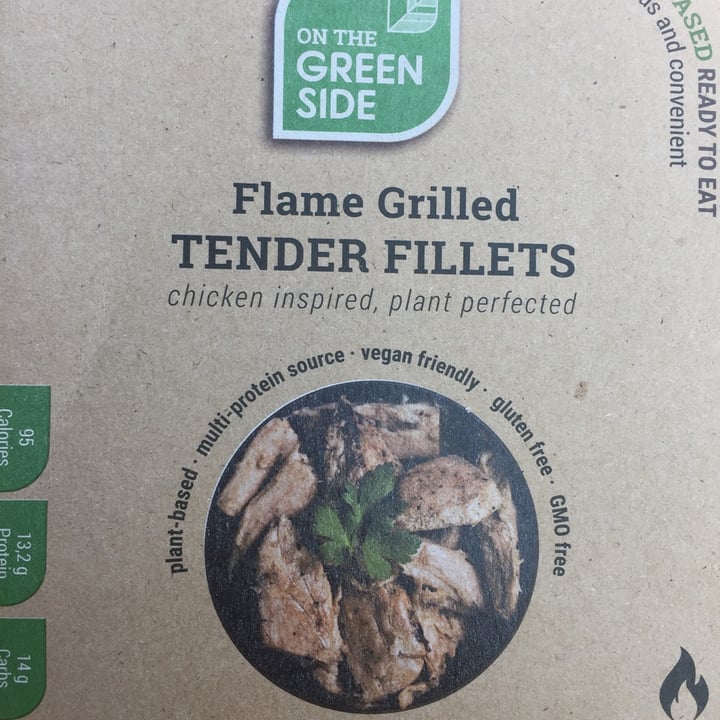 photo of On The Green Side Flame Grilled Tender Fillers Original shared by @overbergvegan on  12 Jan 2021 - review