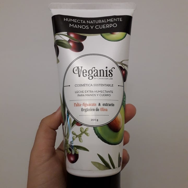 review photo of Veganis LECHE EXTRA HUMECTANTE PARA MANOS Y CUERPO Con Palta y extracto Orgánico de Oliva shared by @mel10h on 09 Sep 2020 - review