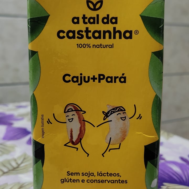 photo of A Tal da Castanha Leite de Castanha de Caju e Castanha do Para shared by @telmabellotto on  02 Aug 2022 - review