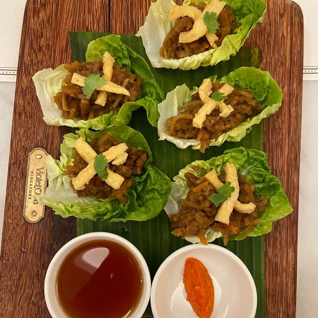 Photo of the dish “Popiah salad cups”