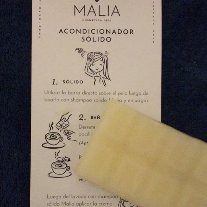 photo of Malia Acondicionador sólido Cacao & Karité shared by @nanunadur on  22 Aug 2020 - review