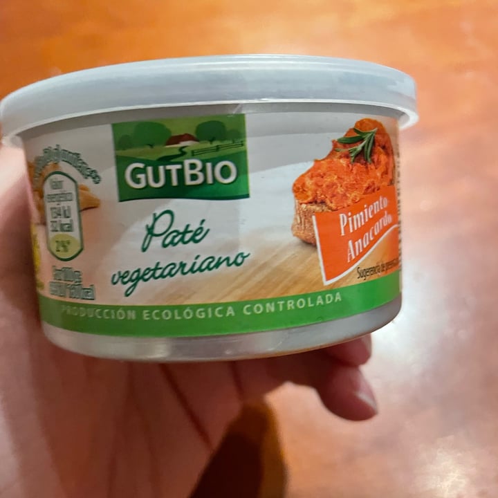 photo of GutBio Paté pimiento Anacardo shared by @ibaivegan on  20 Oct 2022 - review