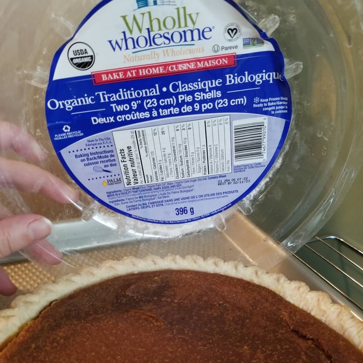 photo of Wholly Wholesome Organic Traditional 9" Pie Shells shared by @lexi-pie on  12 Oct 2021 - review