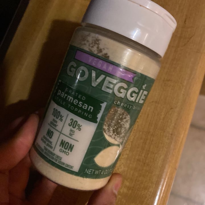 review photo of GO VEGGIE Vegan Parmesan Grated Topping shared by @sirenaterrenal on 10 Dec 2019 - review