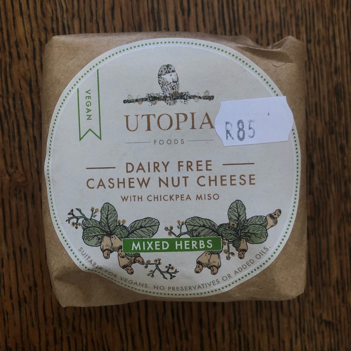 review photo of Utopia Foods Mixed Herbs Cashew Nut Cheese shared by @ellaaaa on 12 Feb 2022 - review