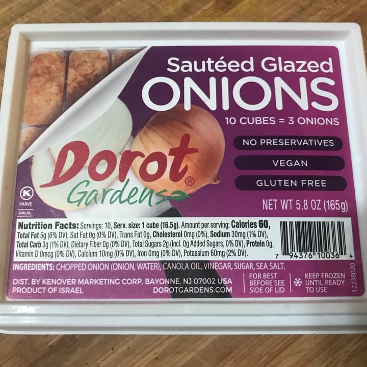 photo of Dorot Gardens Sautéed Glazed Onions shared by @missannethropi on  08 Apr 2022 - review